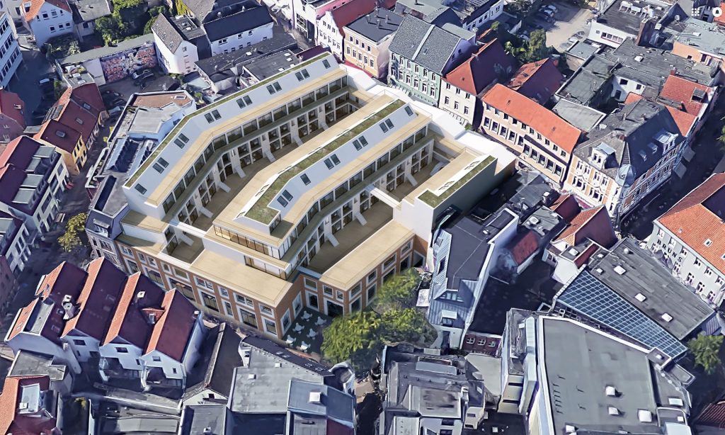 Visualisierung des Abraham-Quartiers in Oldenburg